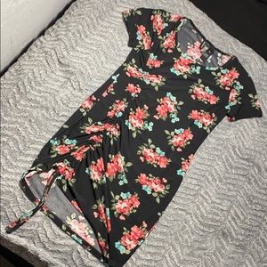 Floral short dress